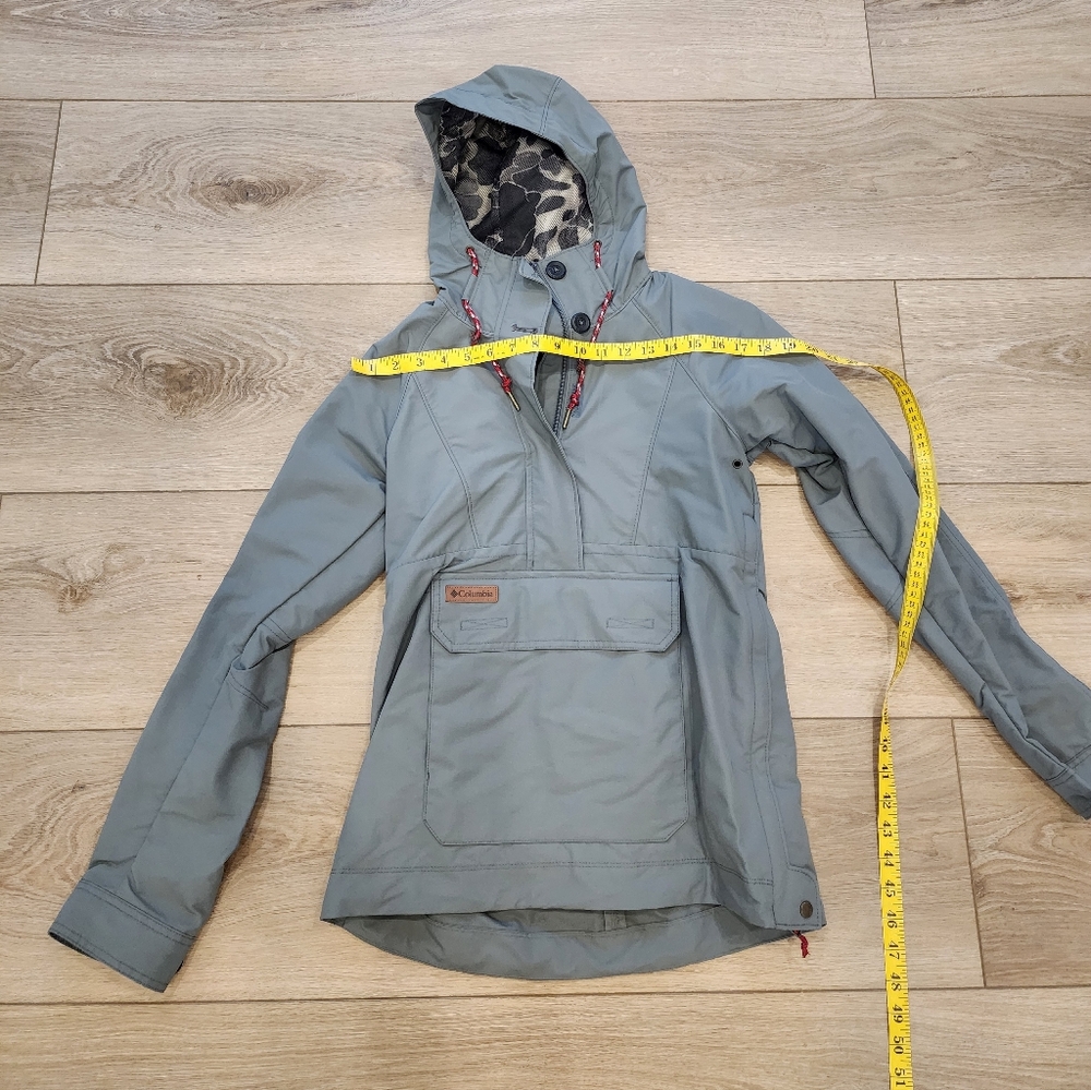 Columbia Gray/Blue Pullover Raincoat